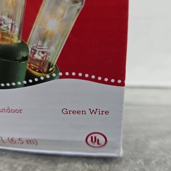 Holiday Time • 100 Clear Mini Lights • Green Wire • Indoor/Outdoor • 23' [2] - Picture 4 of 15